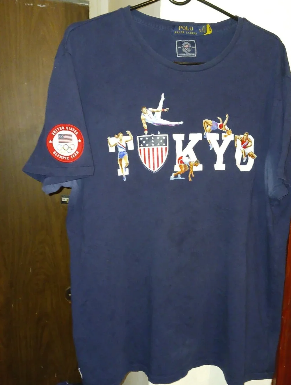 Polo by Ralph Lauren Navy Tokyo Olympic Graphic Tee